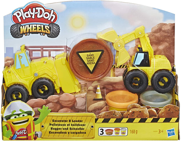 Pelle et chargeuse Play Doh Wheels Camions de construction jouets