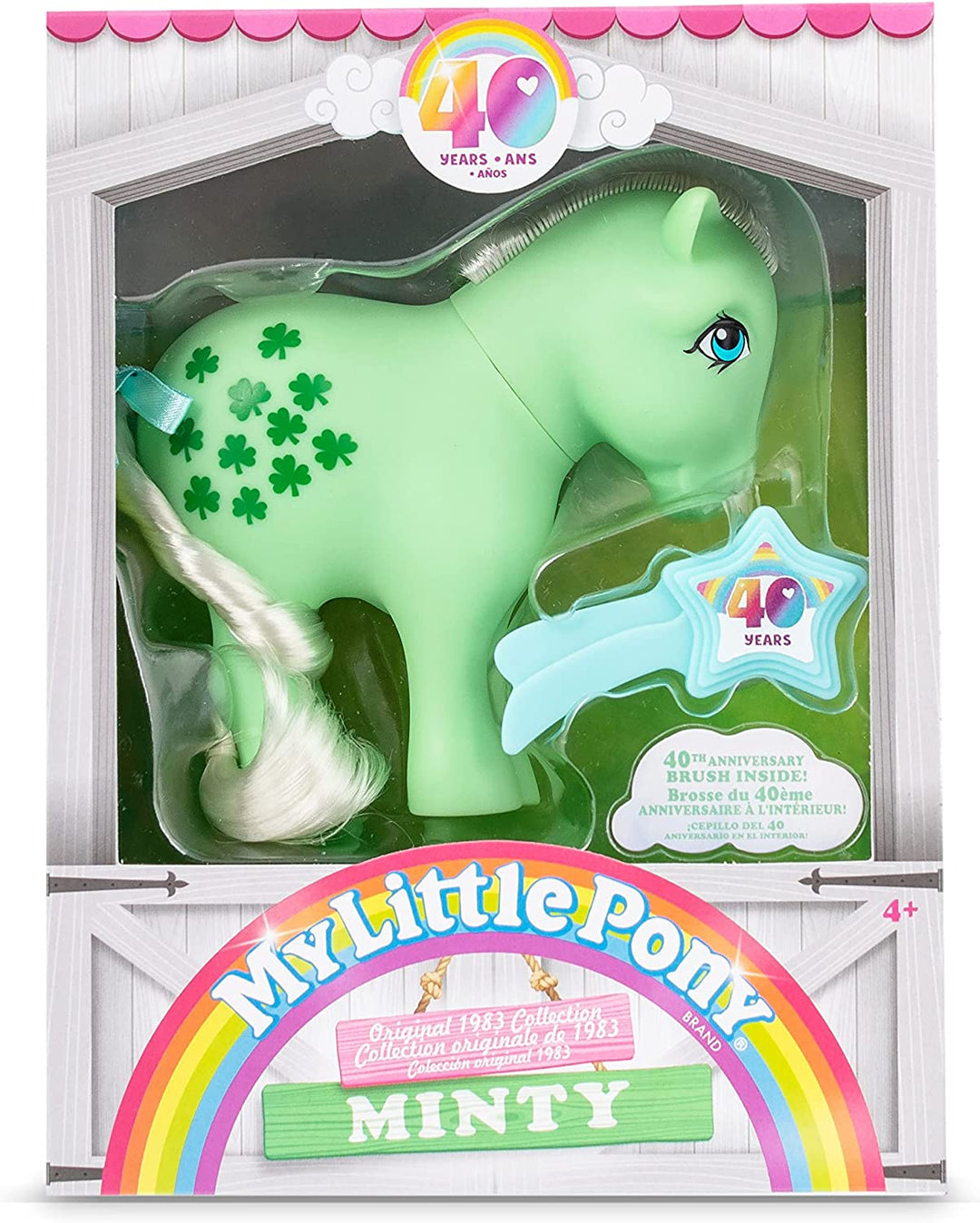 My Little Pony 35325 Minty Classic Pony, Retro Horse Gifts for Girls and Boys