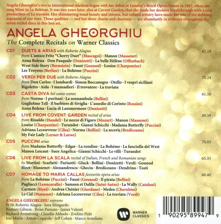 Angela Gheorghiu - The Complete Recitals on Warner Classics [Audio CD]