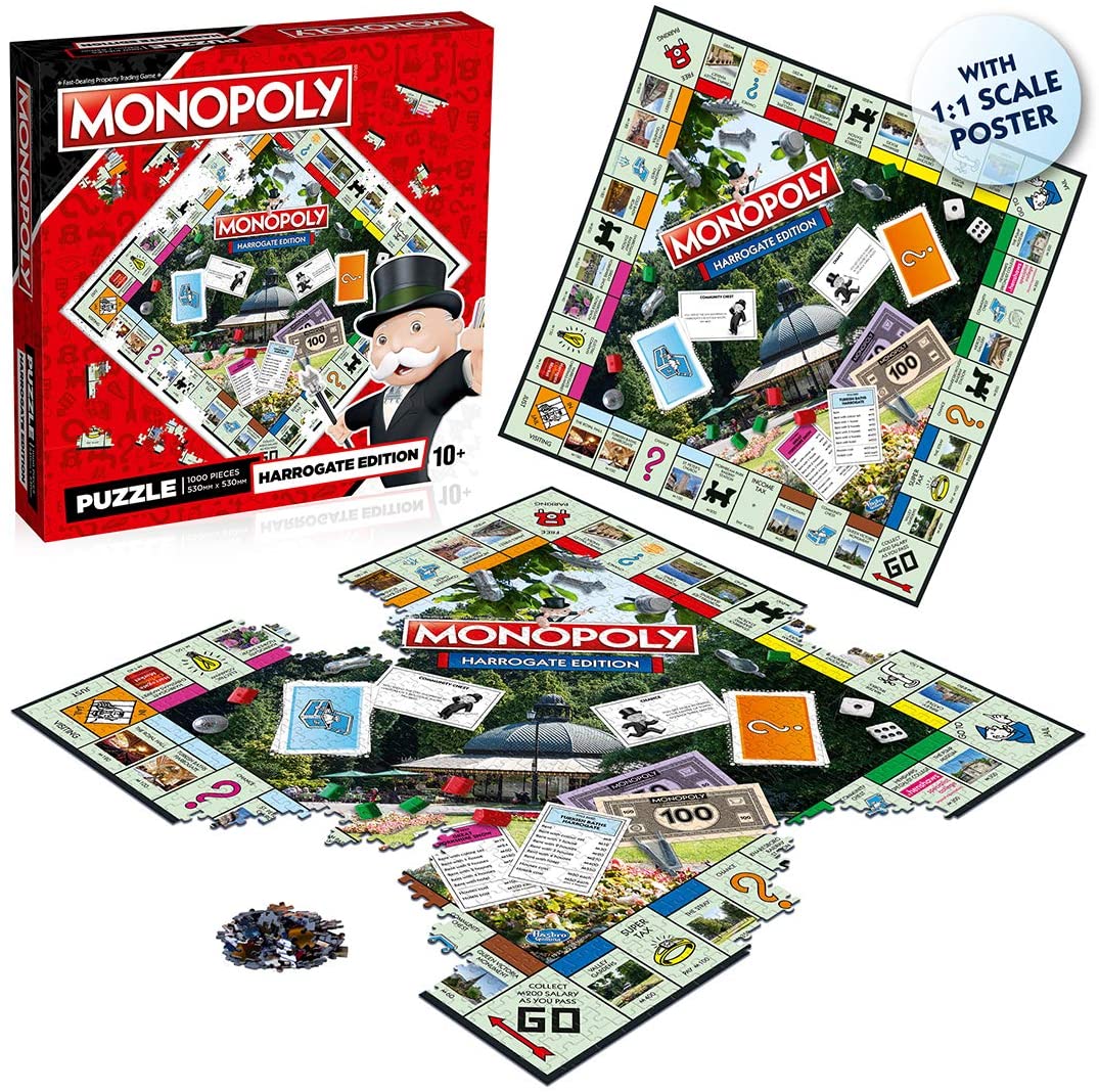 Jeu de puzzle de 1000 pièces Harrogate Monopoly
