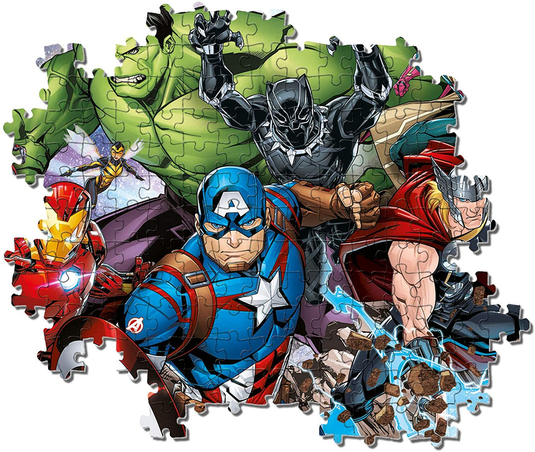 Clementoni 29107, Avengers Supercolor Puzzle For Children - 180 Pieces, Ages 7 years Plus