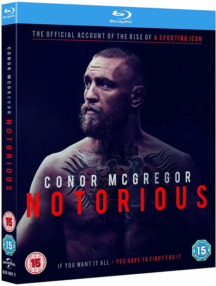 Conor McGregor - Notorious (Official Film) [2016] - Documentary/Sport [Blu-ray]