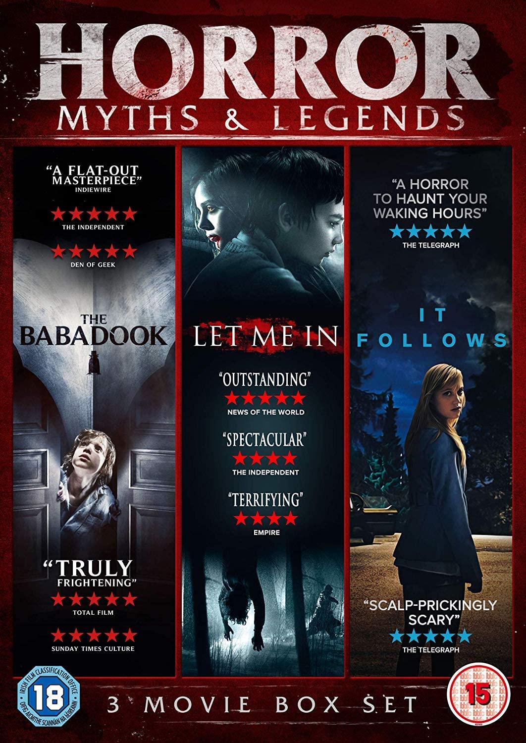 Horror Myths & Legends Boxset (The Babadook / IT Follows / Let Me In)