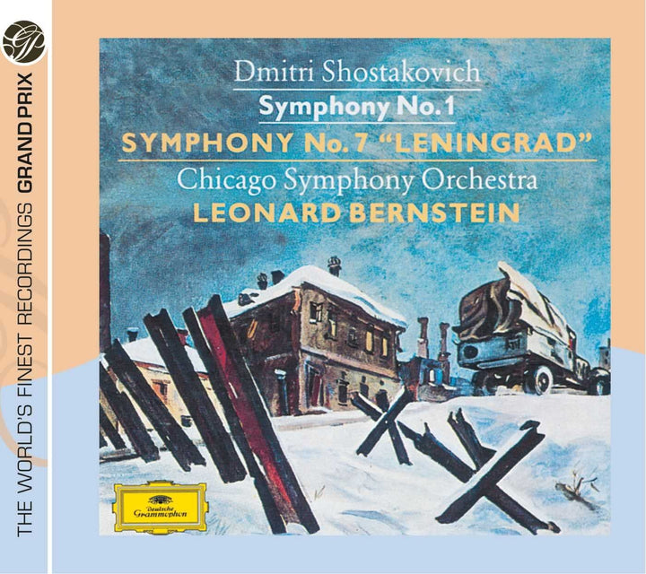 Shostakovich: Symphonies Nos.1 & Leningrad" - Chicago Symphony Orchestra Leonard Bernstein [Audio CD]