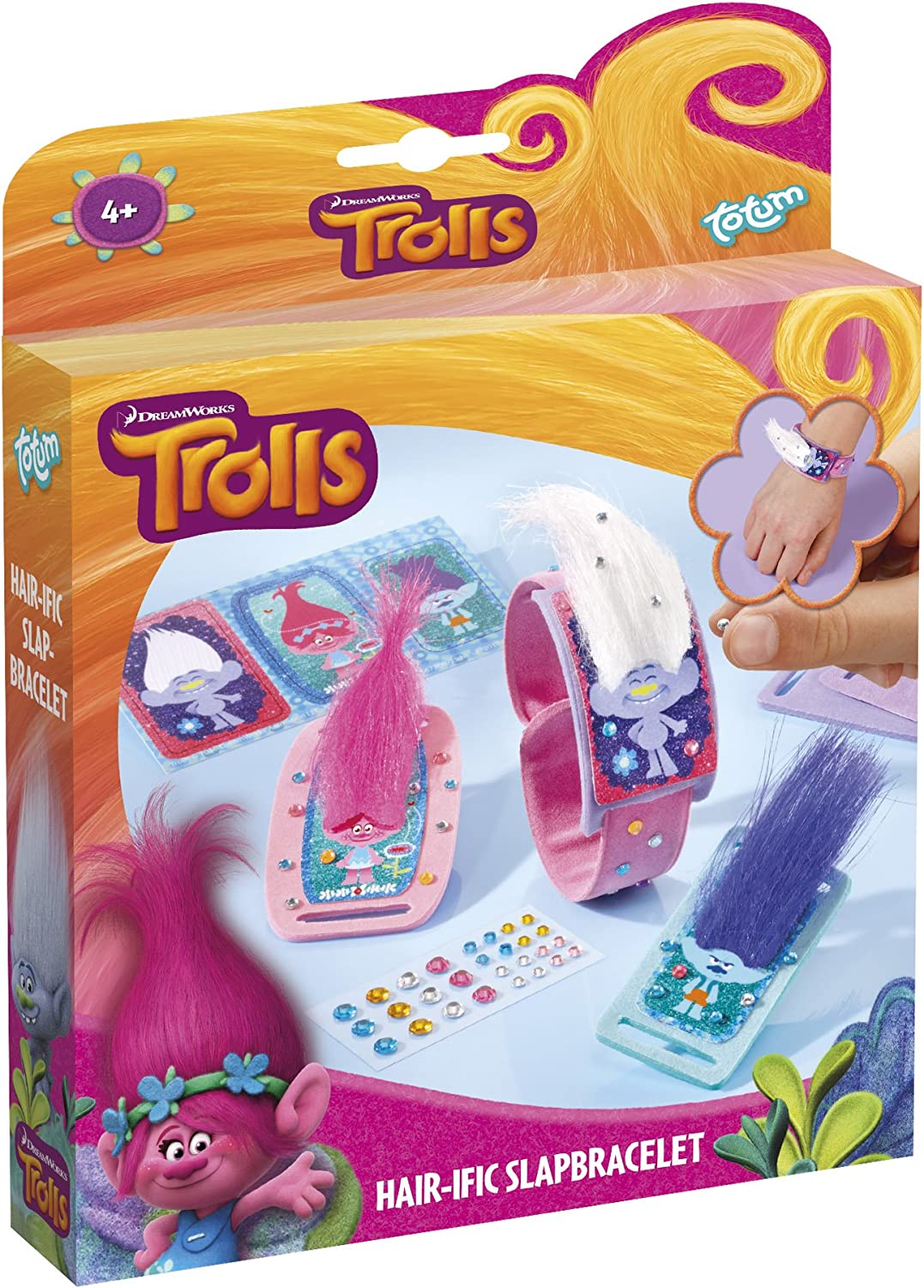 Totum Trolls Slap Bracelet Set