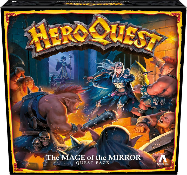 Avalon Hill Heroquest The Mage of Mirror Quest Pack, Roleplaying Game