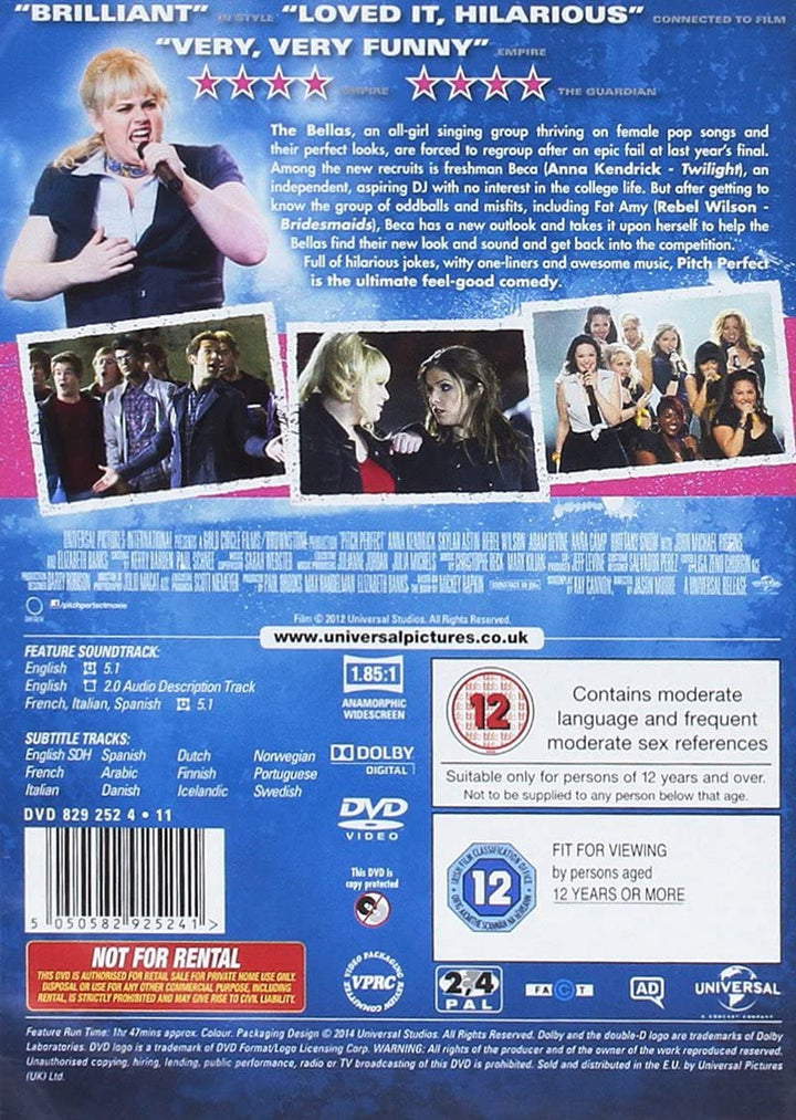 Pitch Perfect [2012] - Comedy/Romance [DVD]