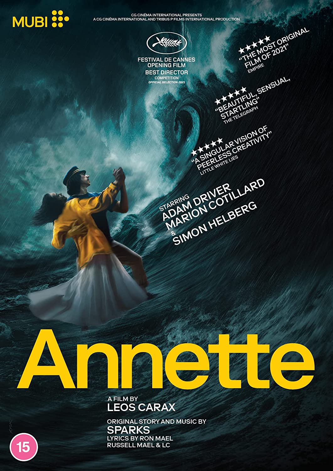 Annette [DVD] [2021] - Musical/Romance [DVD]