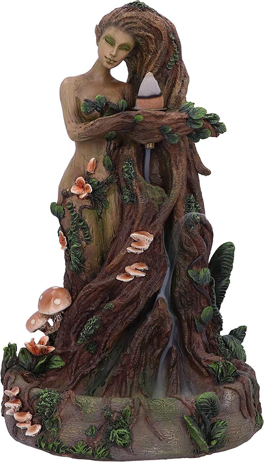 Lady Earth Female Tree Spirit Natural Backflow Incense Burner