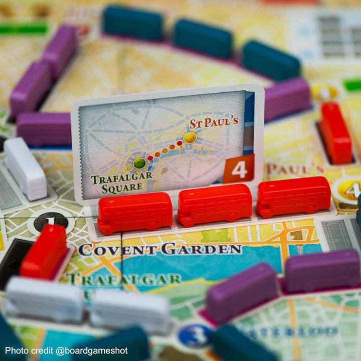 Days of Wonder | Ticket to Ride London Board Game | Ages 8+ | For 2 to 4 players | Average Playtime 10-15 Minutes