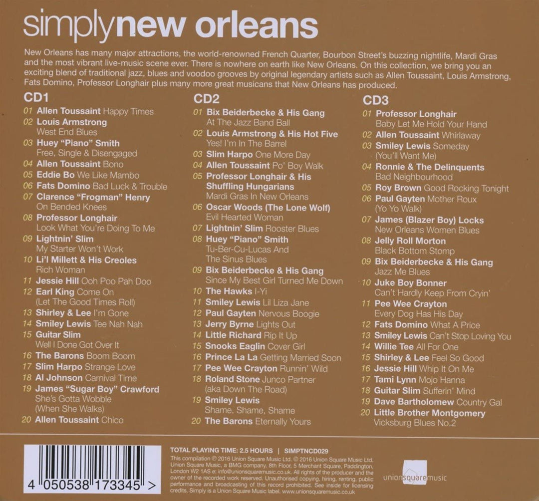 Simply New Orleans [Audio CD]