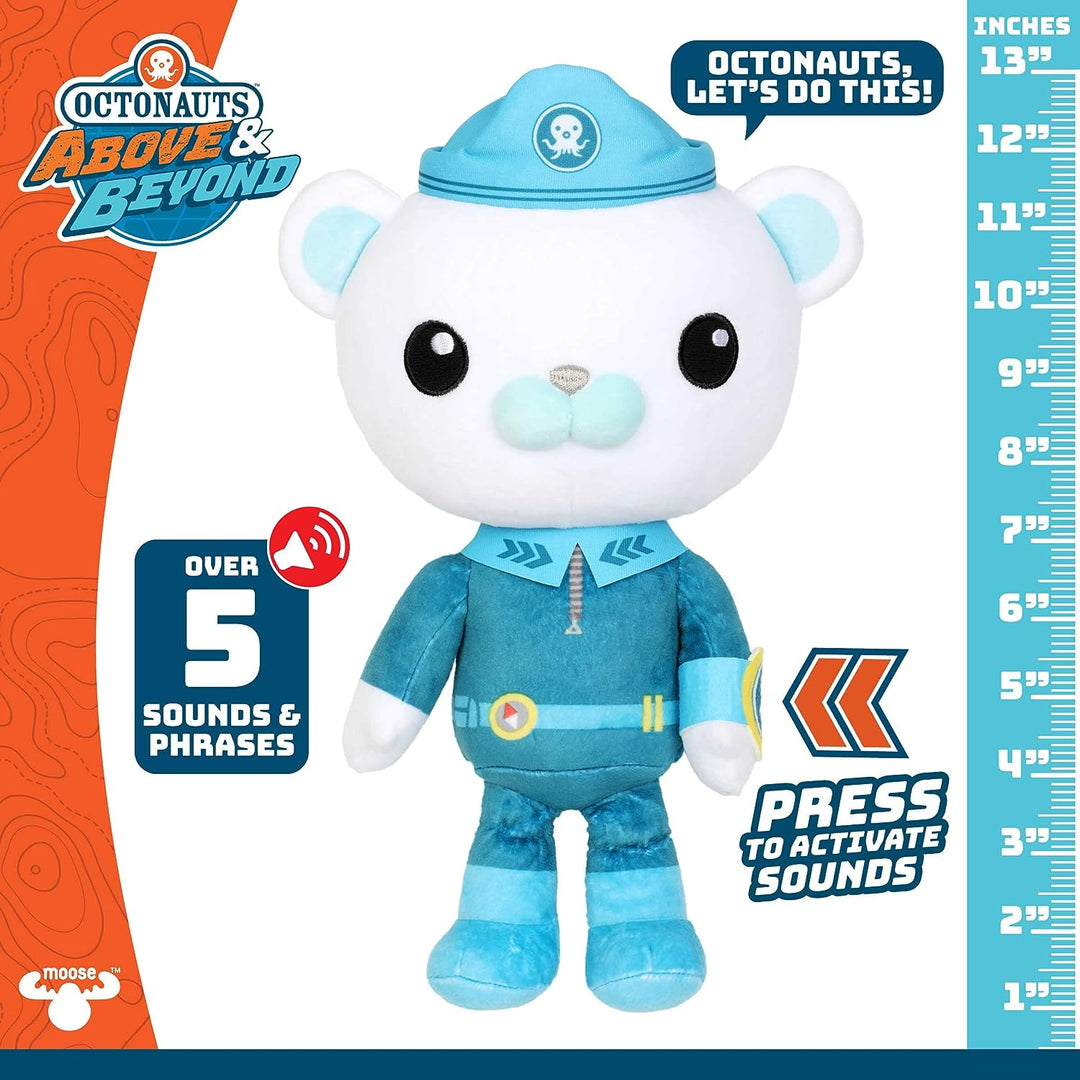 Octonauts Above & Beyond | Sound Effects Plush Captain Barnacles Toy | Over 5 Sounds And Phrases