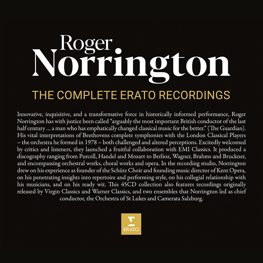Roger Norrington - The Complete Erato Recordings [Audio CD]