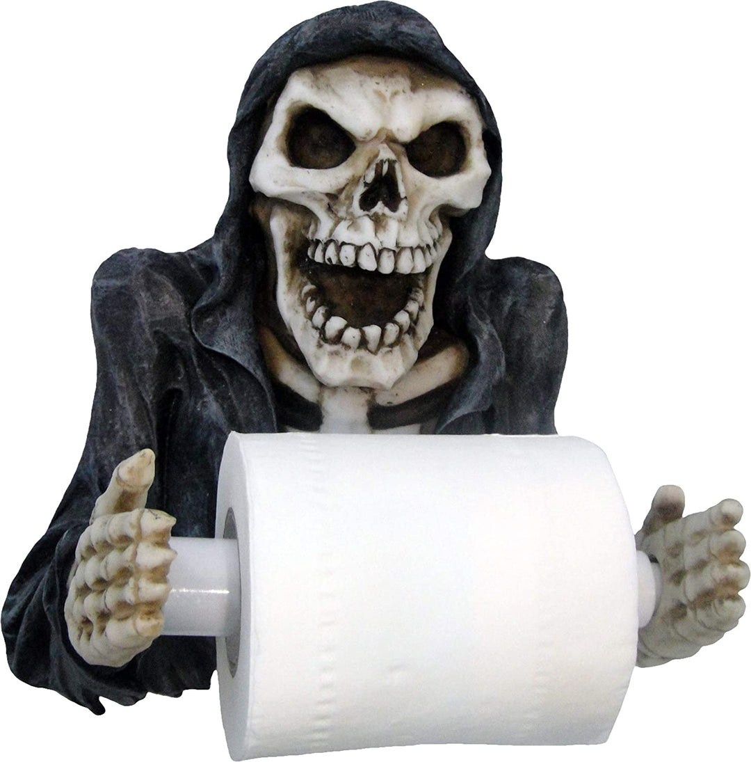 Nemesis Now Reapers Revenge Toilet Roll Holder 29.5cm Black