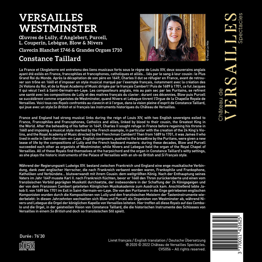 Versailles Westminster [Audio CD]