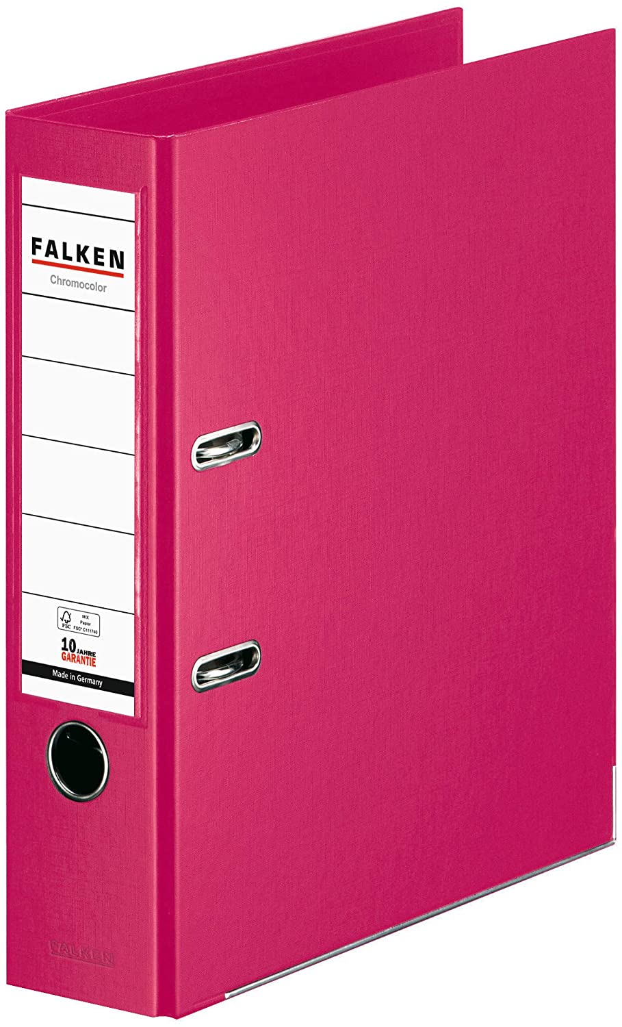 Original Falken Pack of 10 Chromocolor Premium Folders, Made in Germany, Plastic