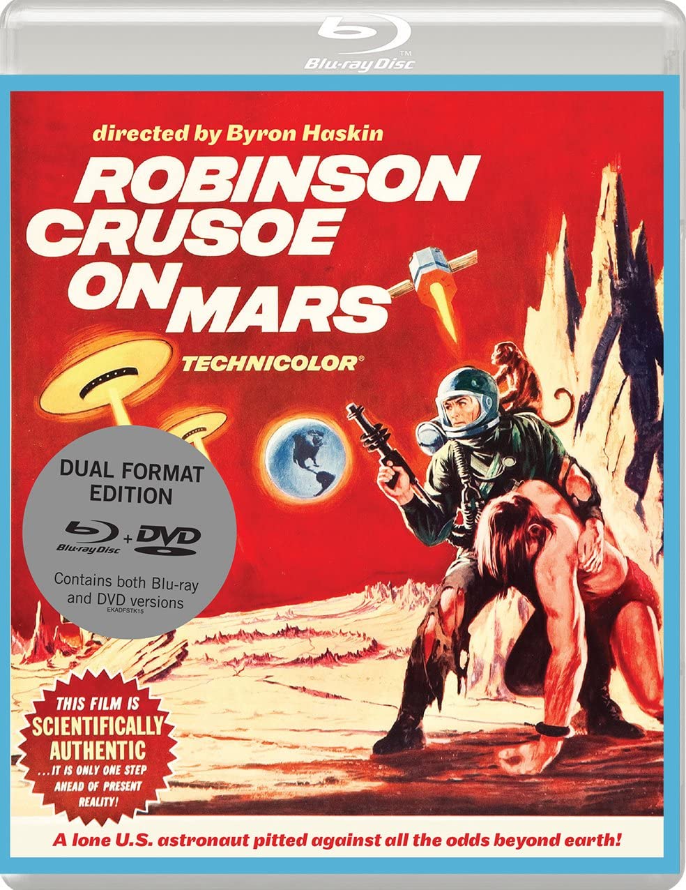 Robinson Crusoe on Mars (1964) Dual Format -[DVD]