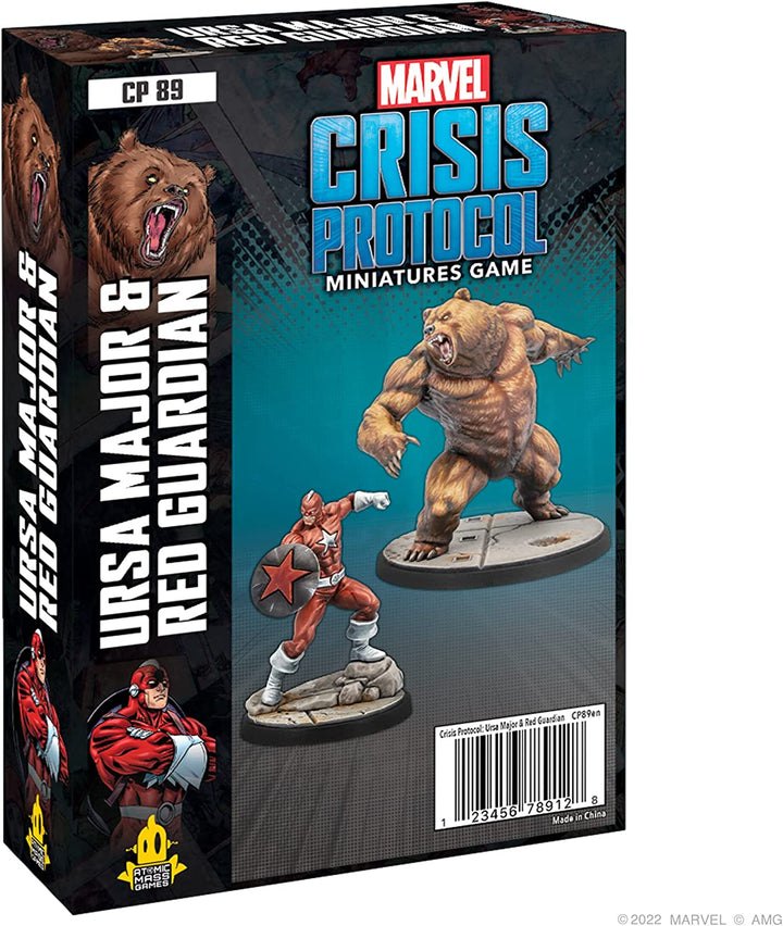 Atomic Mass Games Ursa Major & Red Guardian: Marvel Crisis Protocol Miniatures Game Ages 14+ 2 Players