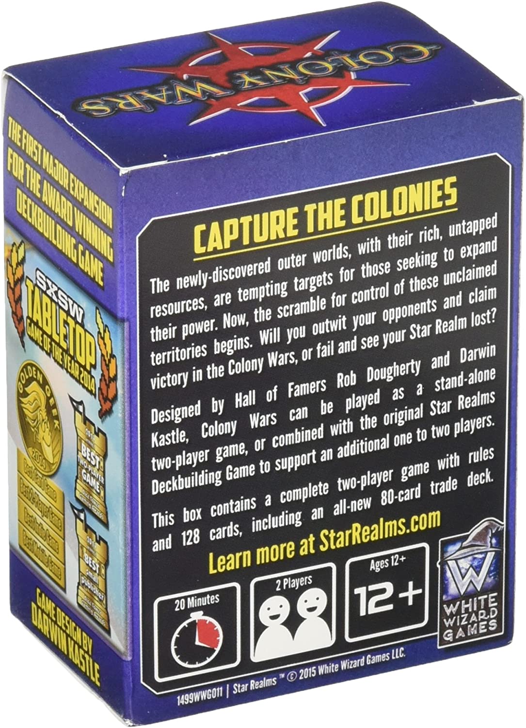 White Wizard Games Star Realms: Colony Wars Card Game