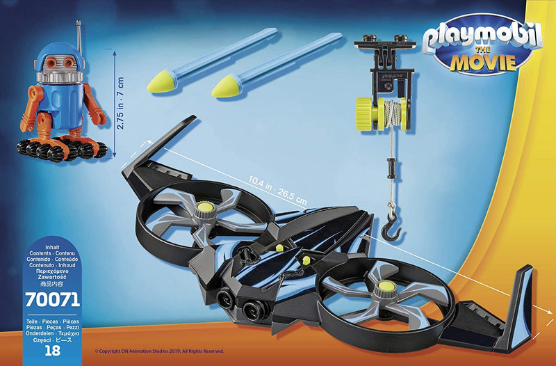 Playmobil The Movie 70071 Robotitron with Drone