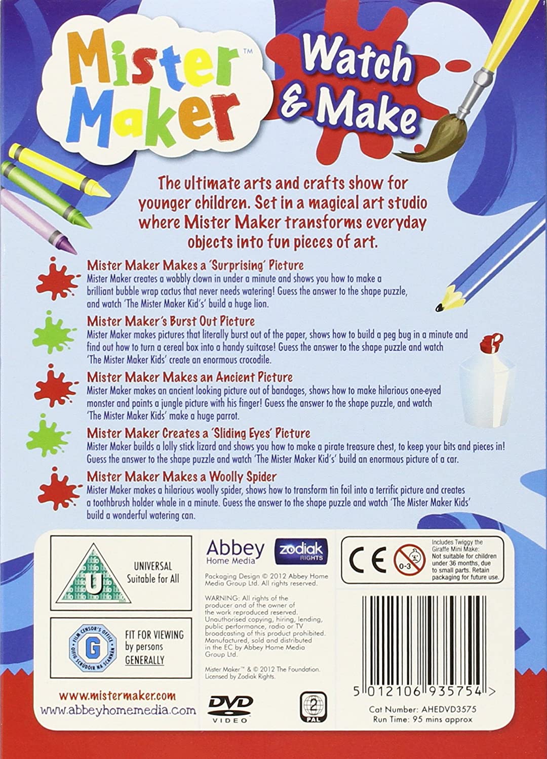 Mister Maker - Watch & Make 4 with FREE Mini Make Gift - Children's television series [DVD]