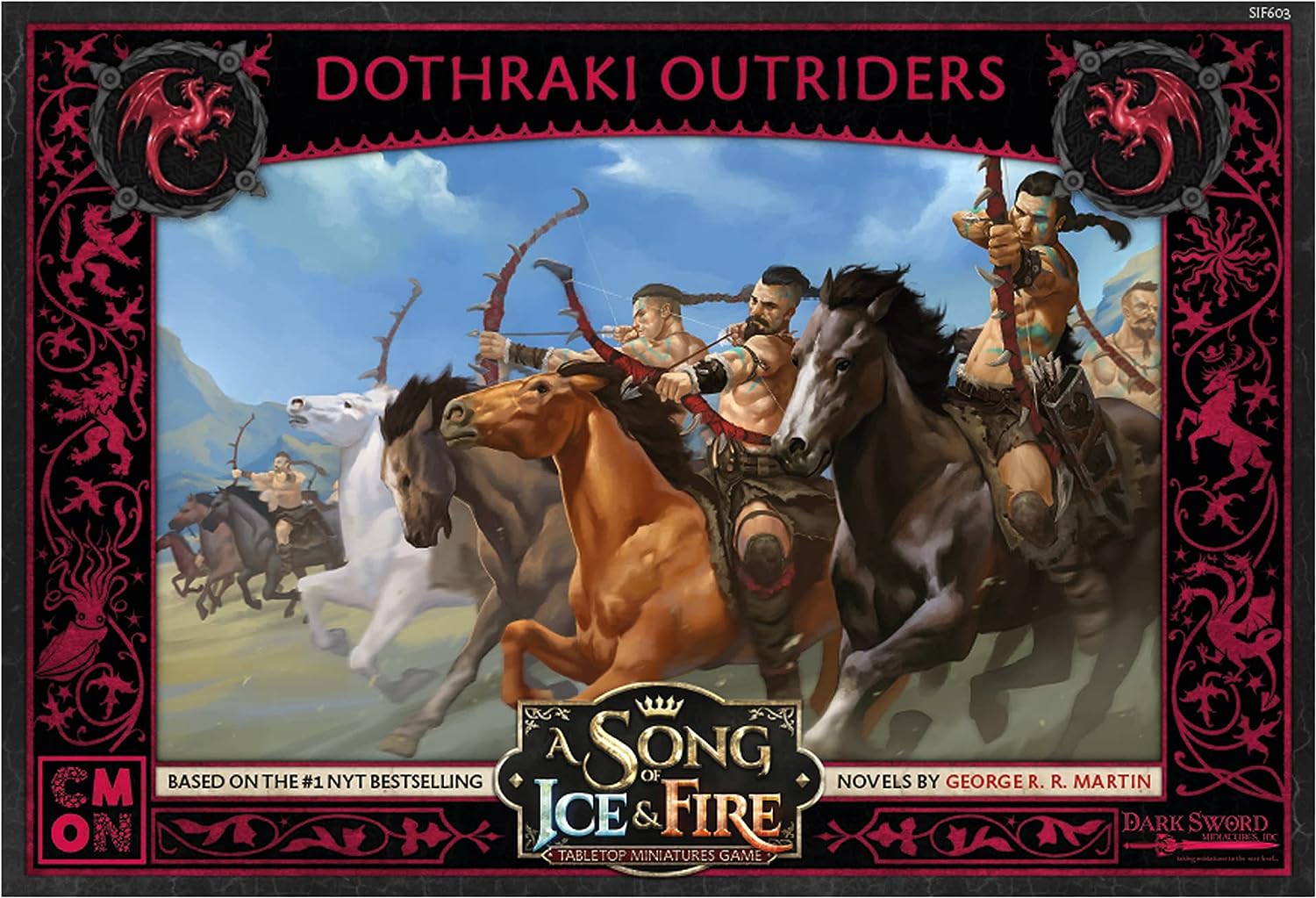 CMON A Song of Ice and Fire Dothraki Outriders Unit Box 3