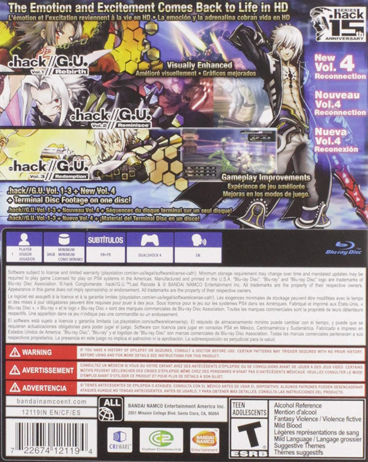 .Hack//G.U. Last Recode for PlayStation 4
