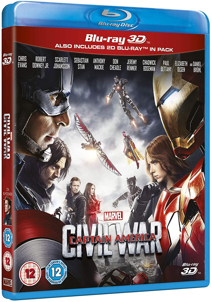 Captain America: Civil War (2016) - Blu-ray 3D (Region Free) (BUY0264501)