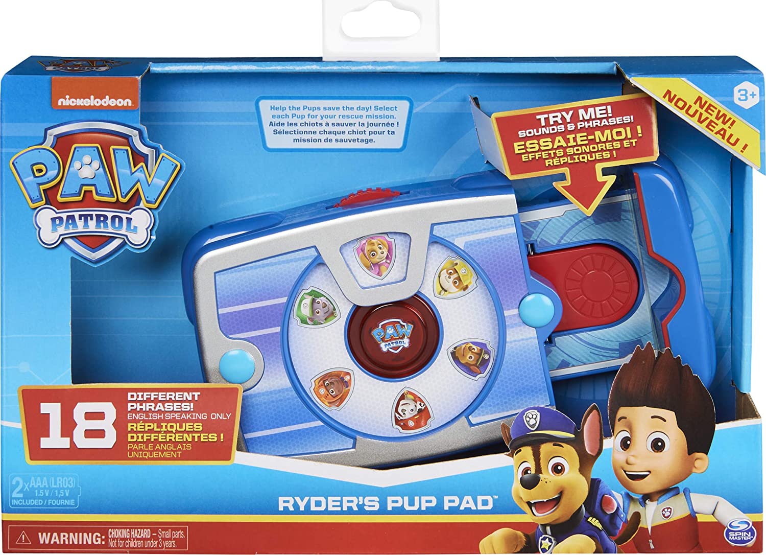 Pat&#39; Patrouille 6058774 Tapis interactif pour chiots de Ryder
