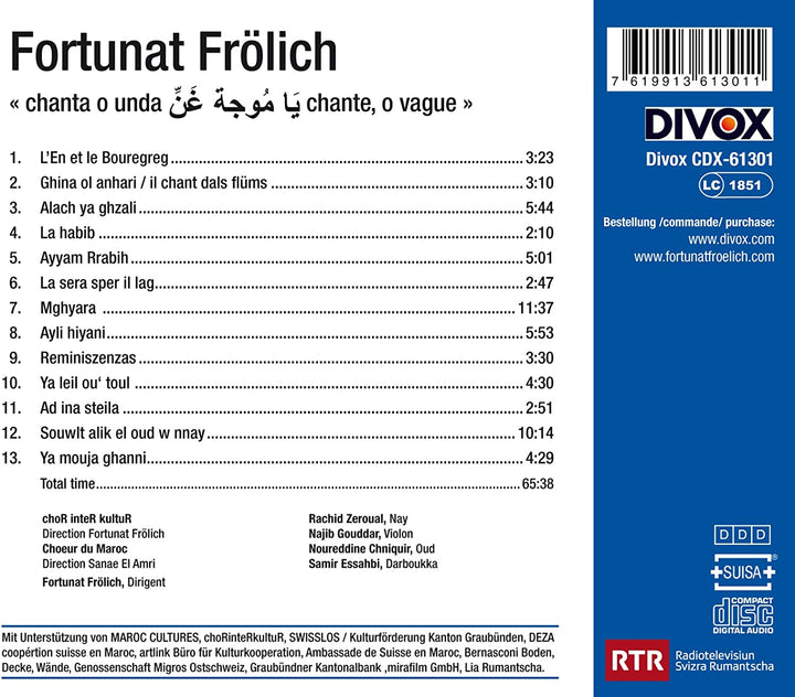 Kenneth Frölich - Frolich: Sing Oh Wave [Kenneth Frölich , Kenneth Frölich] [Divox X-61301] [Audio CD]