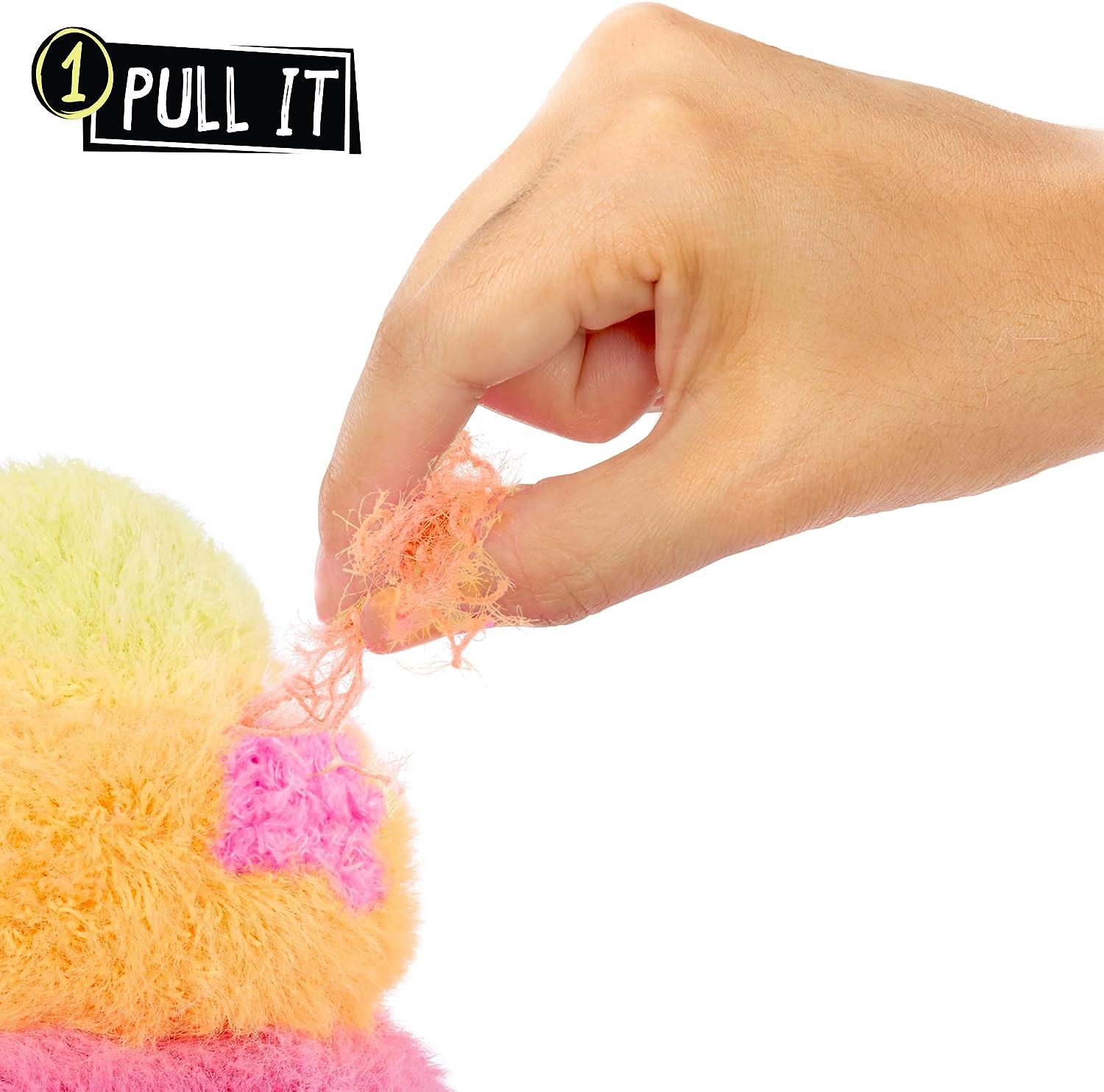 Fluffie Stuffiez Large Plush Ice Cream - 3 Ways to Play Pull, Reveal, Stuff 4