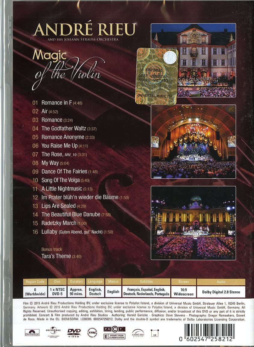 Magic Of The Violin [2015] [DVD]