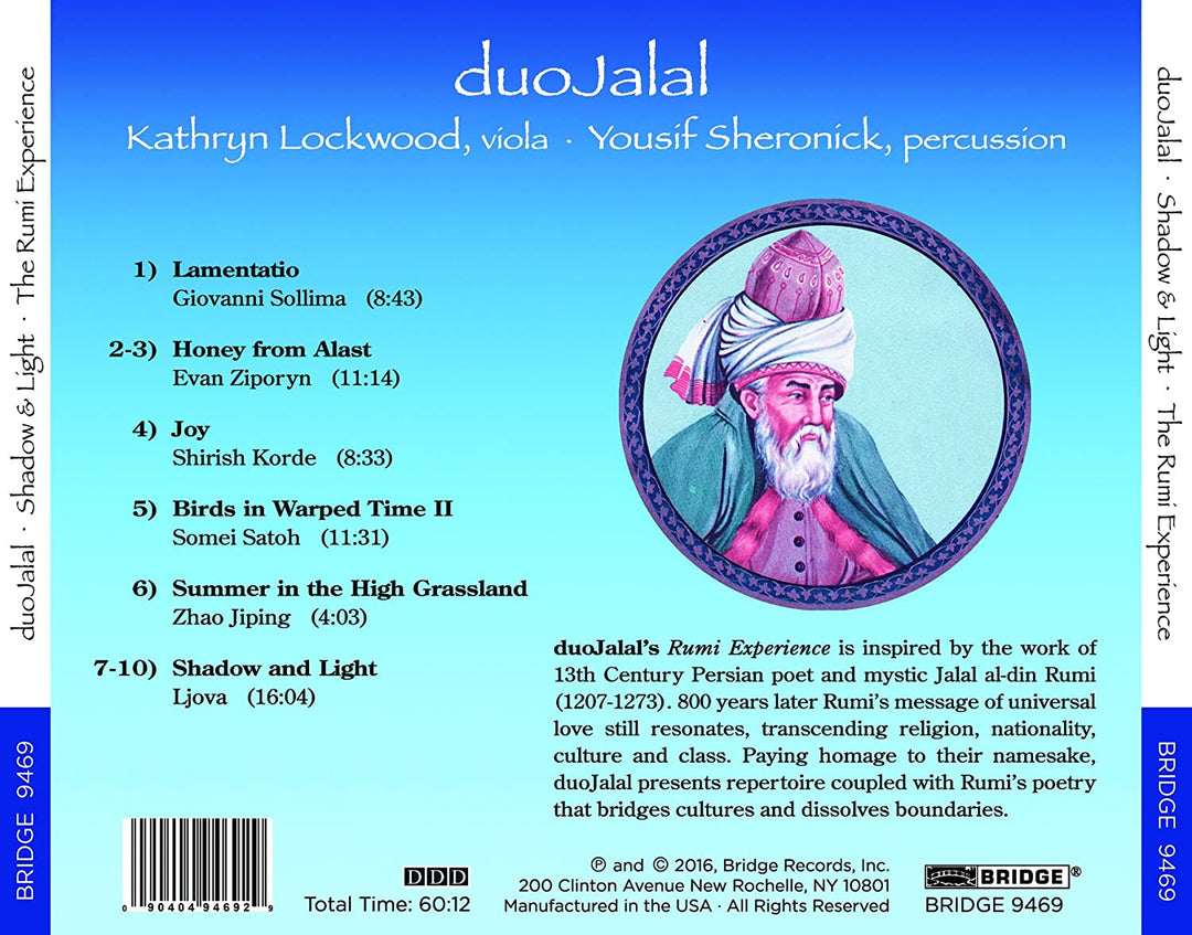 Shadow & Light [duoJalal: Kathryn Lockwood; Yousif Sheronick] [BRIDGE RECORDS: BRIDGE 9469] [Audio CD]