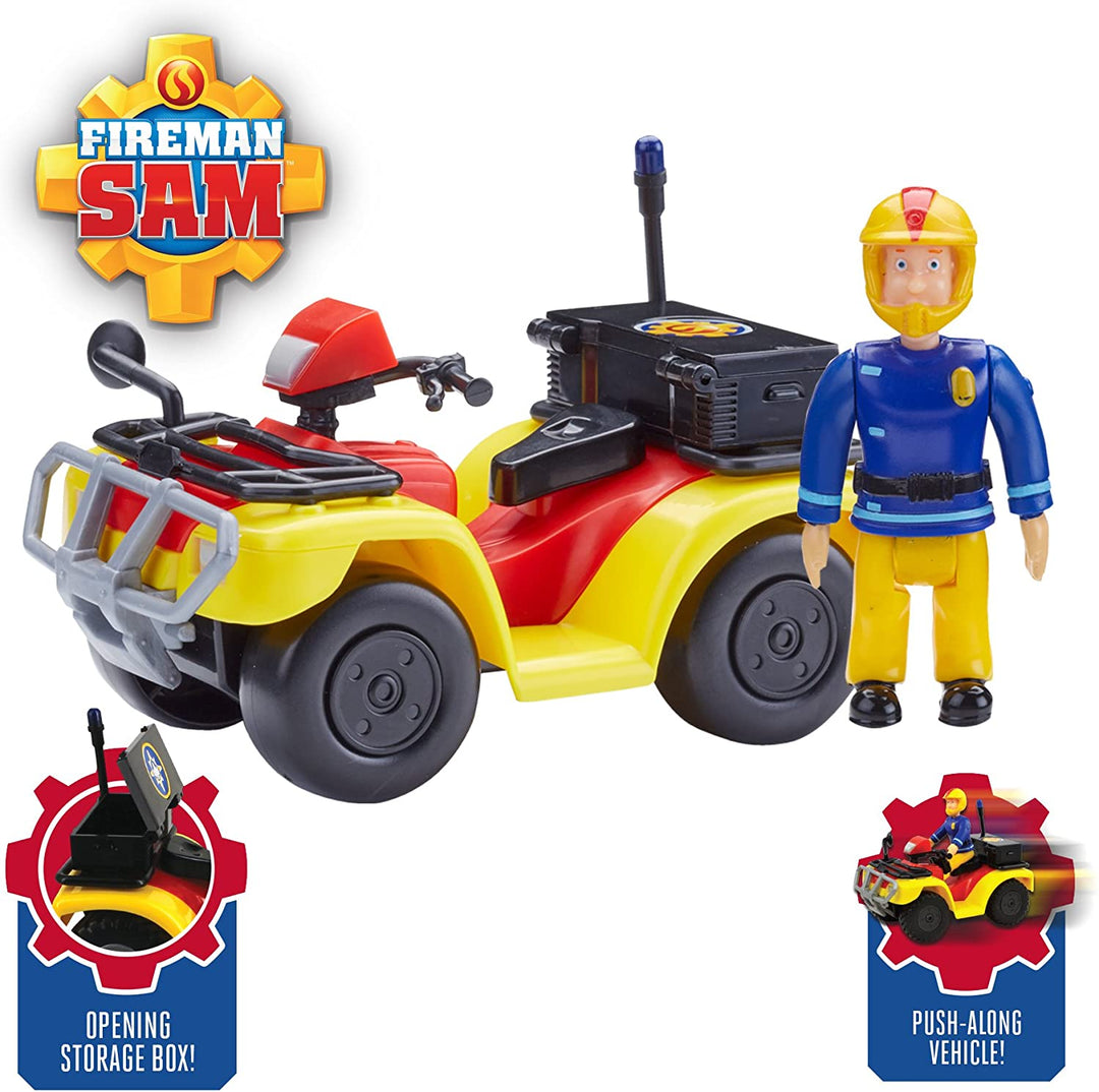 Pompier Sam Quad Bike avec figurine Sam