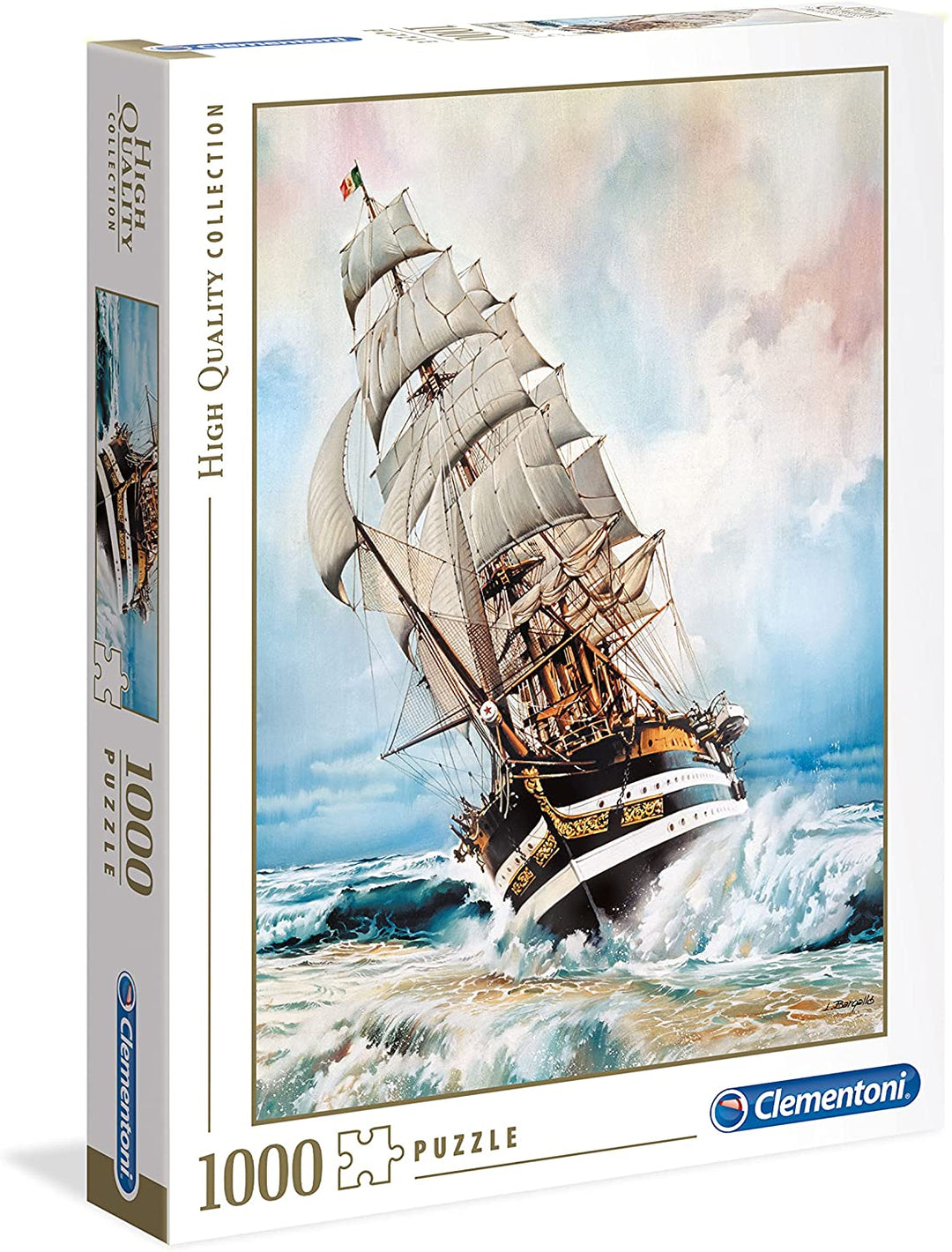 Clementoni - 39415 - Collection Puzzle for Adults and Children - Amerigo Vespucci - 1000 Pieces