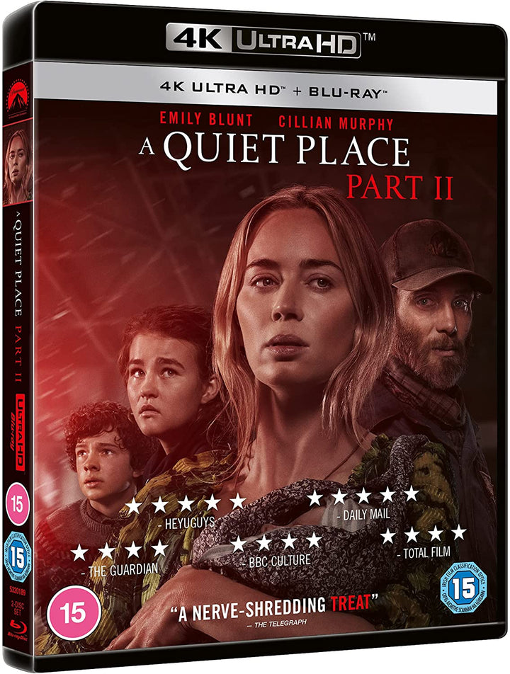 A Quiet Place Part II 4K UHD - Horror/Sci-fi  [Blu-ray]