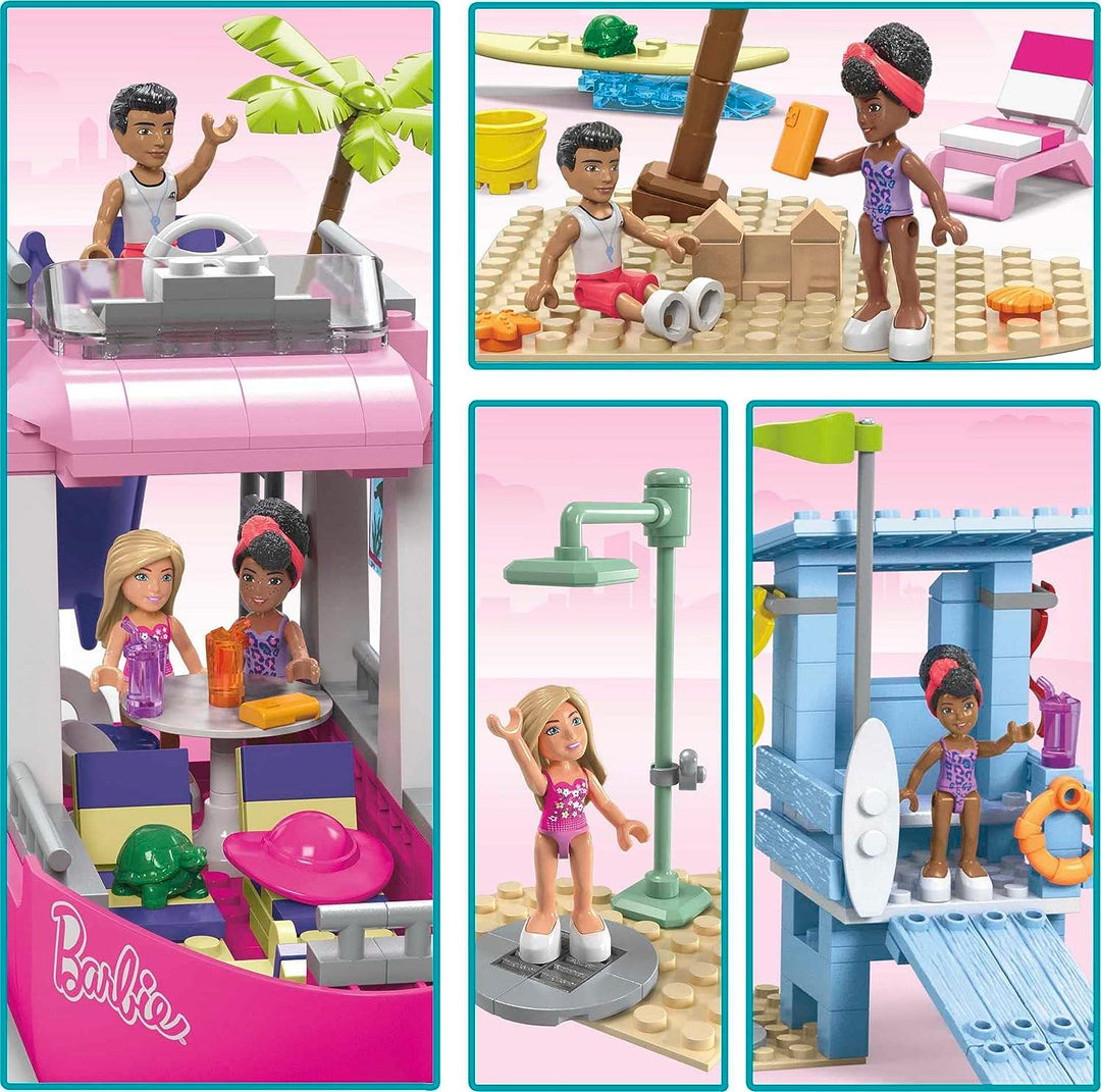 MEGA Barbie Dream Boat, building toy for boys and girls + 6 years, includes 317 B0BBSVSHSM