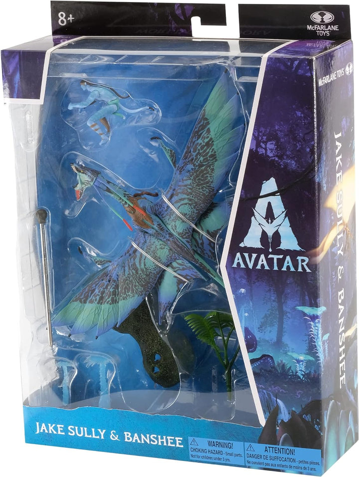 McFarlane Toys - Disney Avatar – World of Pandora Jake Sully and Bob Banshee Movie