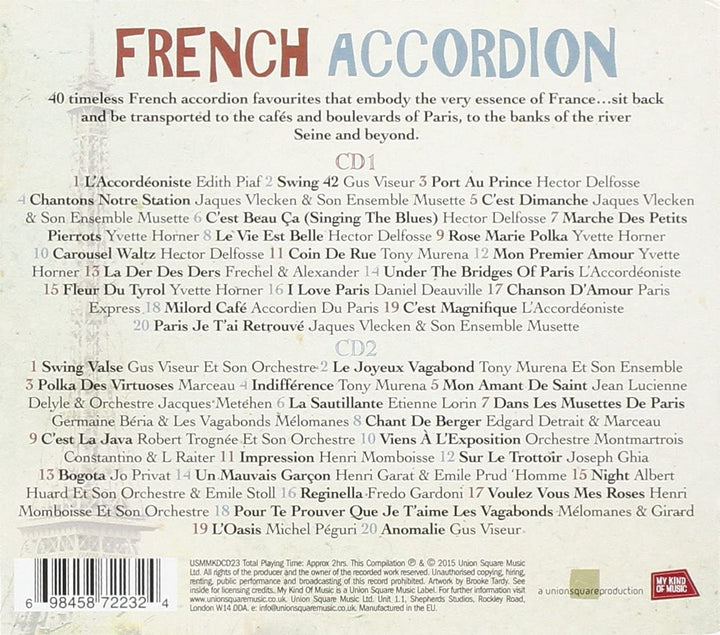 My Kind of Music: French Accordion [Audio CD]