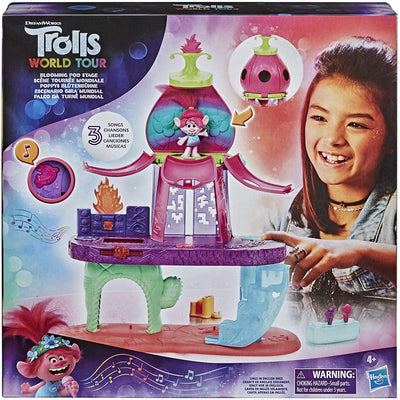 Trolls World Tour Blooming Pod Stage Musical Toy for Girls and Boys - Yachew