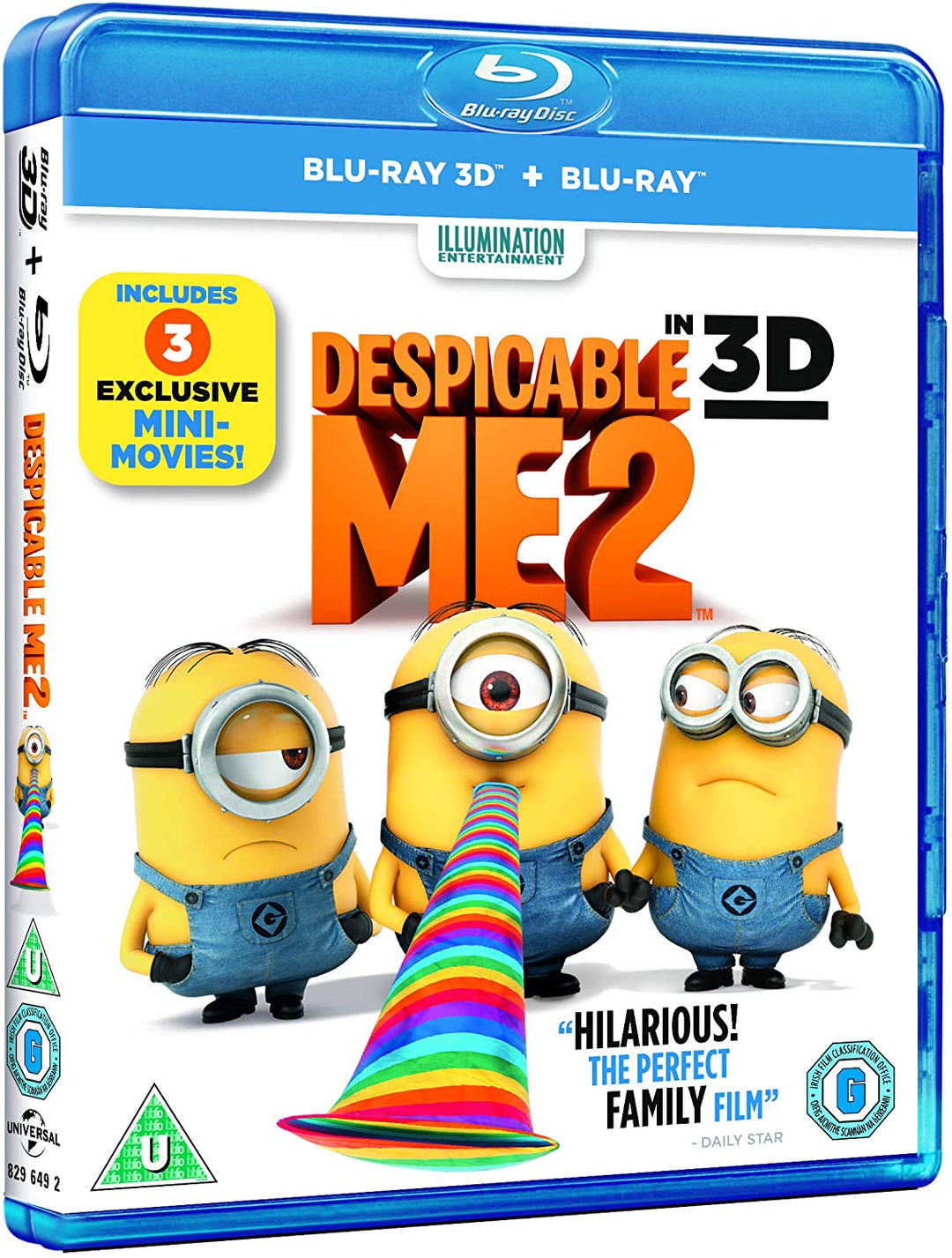 Despicable Me 2 [2013] [Region Free] - Family/Comedy [Blu-Ray]