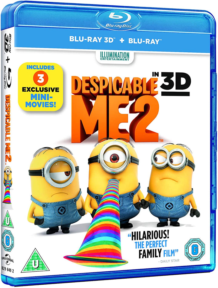 Despicable Me 2 [2013] [Region Free] - Family/Comedy [Blu-Ray]