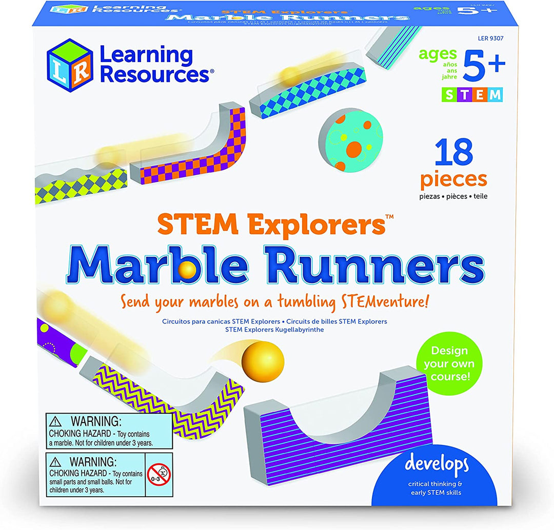 Learning Resources LER9307 STEM Explorers Marble Runners, Multi