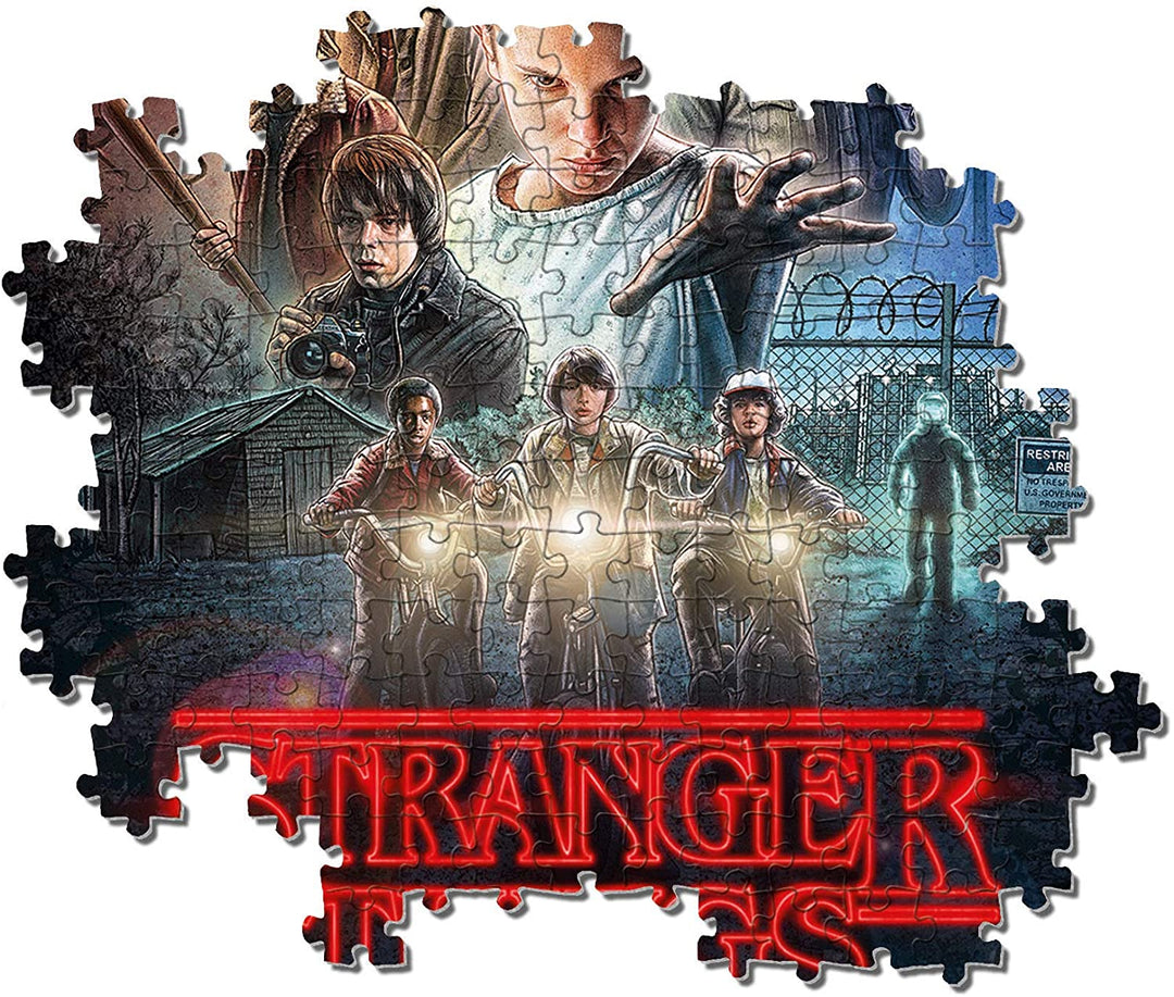 Clementoni - 39542 - Puzzle Stranger Things - 1000 pieces - Made in Italy - Jigsaw puzzles for adult - jigsaw puzzles Netflix