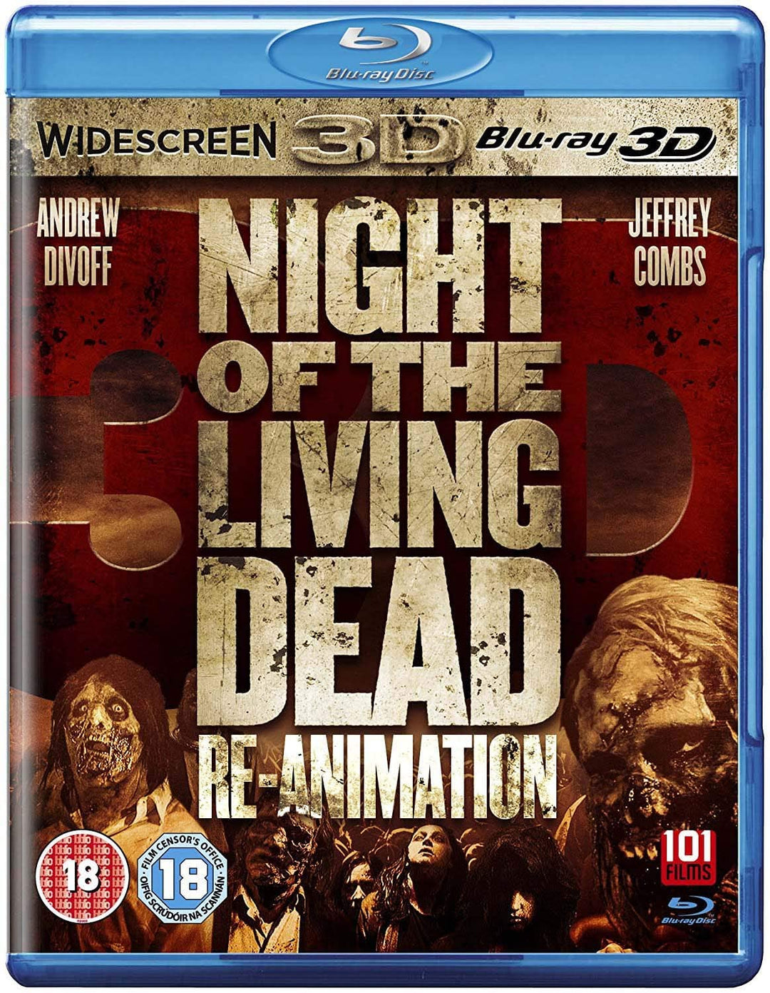 night of the living dead re-animation [2017] -Horror [Blu-ray]