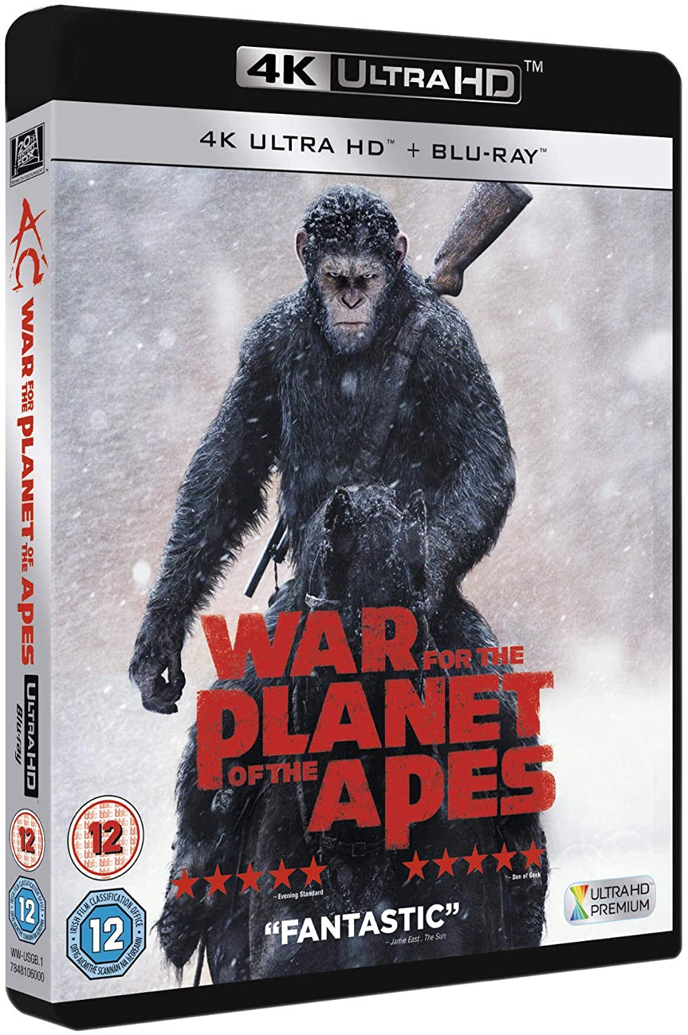 Guerre pour la planète des singes 4K UHD [Blu-ray] [2017]