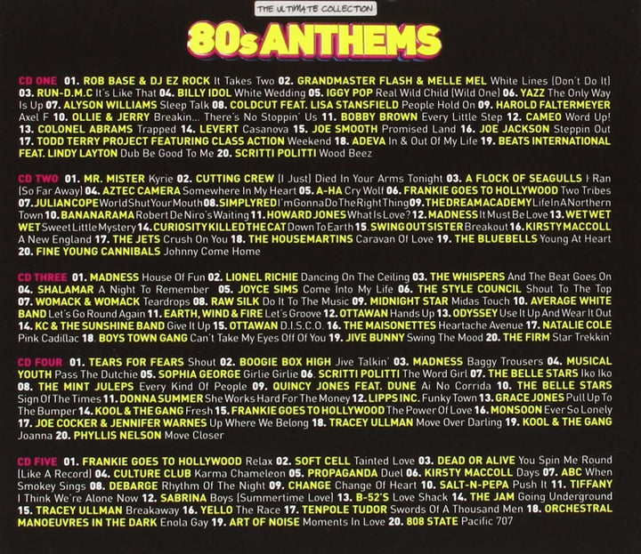 The Ultimate Collection: 80s Anthems [Audio CD]