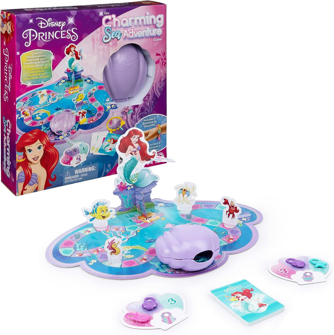 Spin Master Games 6066526 Disney Princess, Charming Sea Adventure Board Little Mermaid Toys