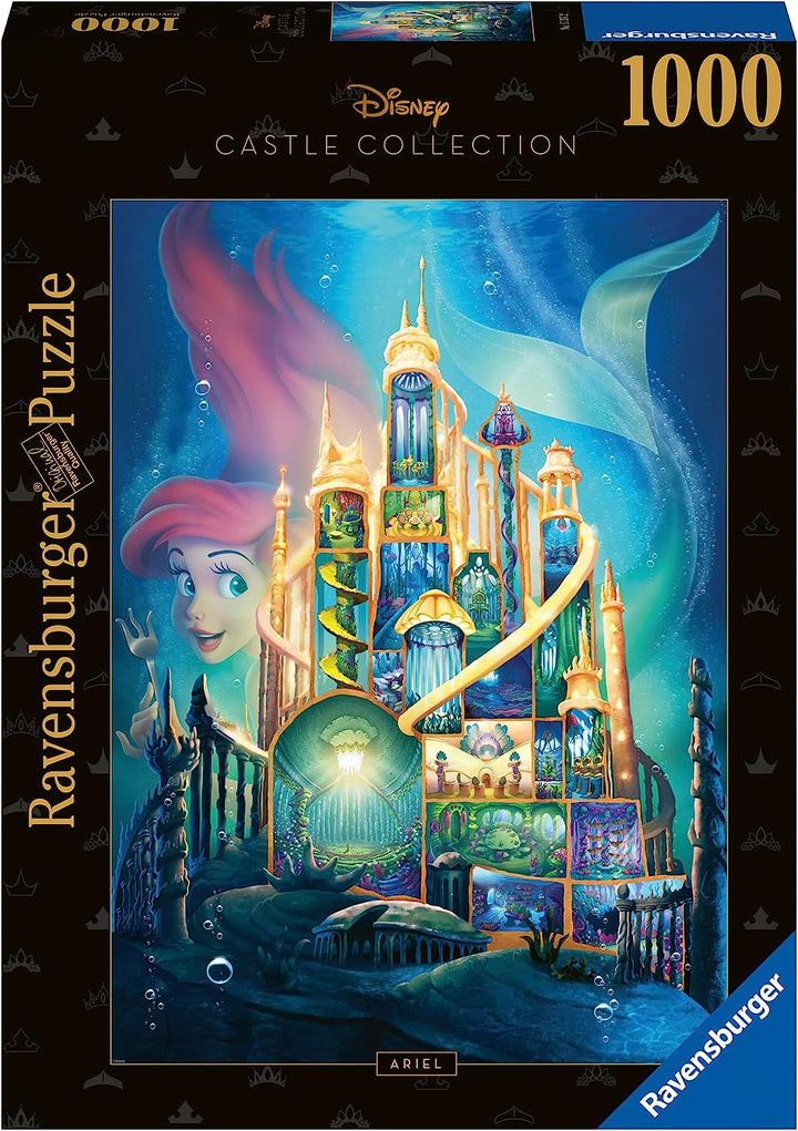 Ravensburger 17337 Disney Castles Ariel 1000 Piece Jigsaw Puzzles for Adults and Kids