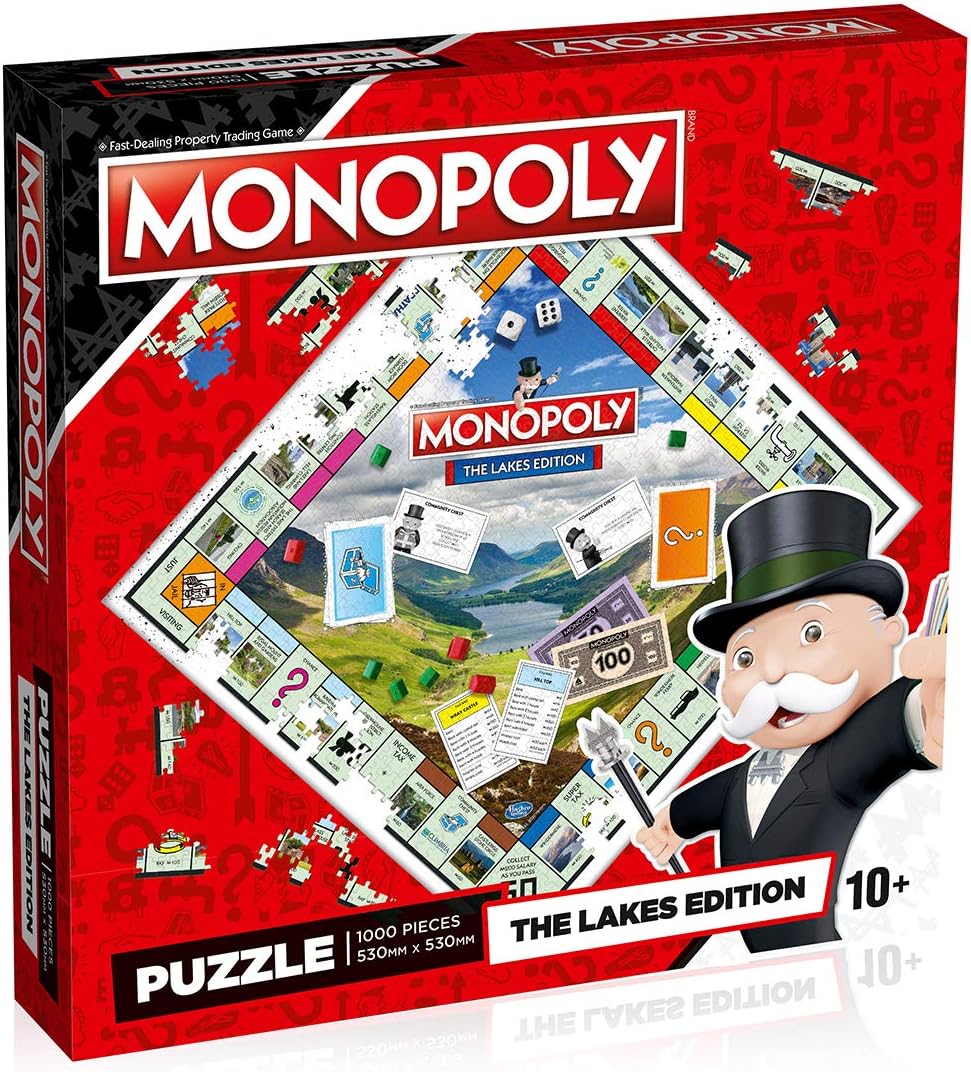 The Lakes Monopoly 1000 Piece Jigsaw Puzzle Game